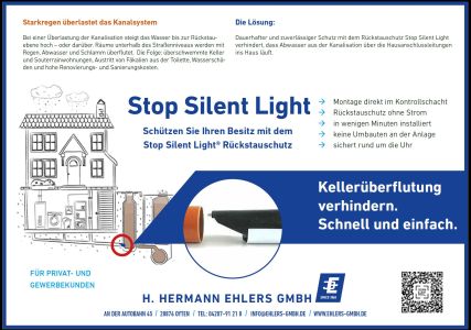 Stop Silent Light Keller überflutung verhindern - einfach und schnell Keller überflutung verhindern - einfach und schnell