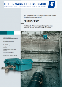 Mit dem Fluxus F401 können Sie Leckagen im Rohrnetz finden, durch die lange Akkulaufzeit ist dies Autark möglich