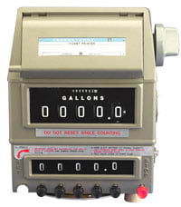 Veeder Root Zählwerk mit voreinstellung und Ticket Drucker Veeder Root Counter printer and preset